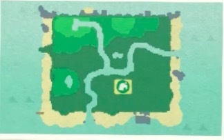 ACNH - A map of an island