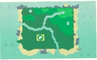 ACNH - Best Island Layout Guide - A map of an island