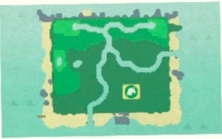 ACNH - A map of an island