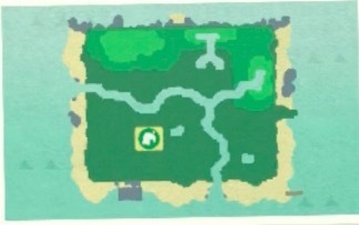 ACNH - Best Island Layout Guide - A map of an island