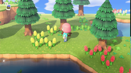 ACNH - A bug on a flower