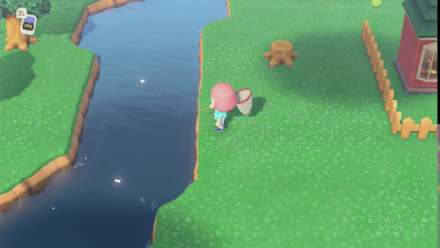 ACNH - A bug on the water