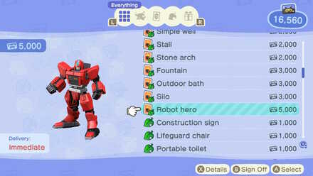 Robot Hero Recipe And Required Materials Acnh Animal Crossing New Horizons Switch Game8 - rob the rob robot rober robot bot roblox