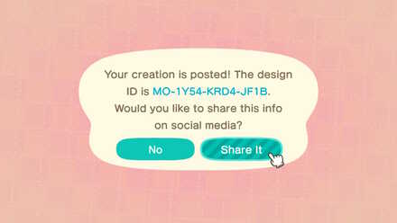 ACNH - Design ID Created