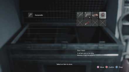 Item Box Menu