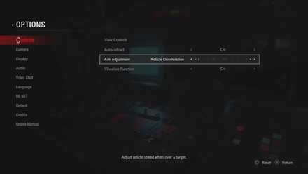 Reticle Deceleration