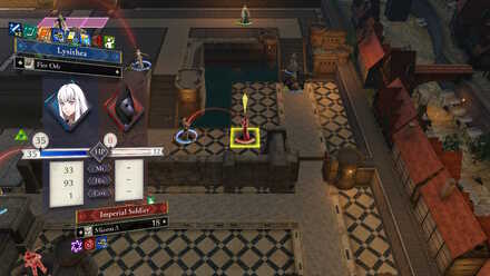 FE3H Lysithea using a Fire Orb