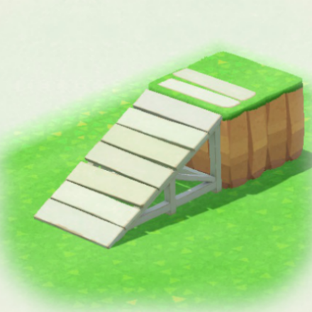 ACNH - White-Plank Ramp