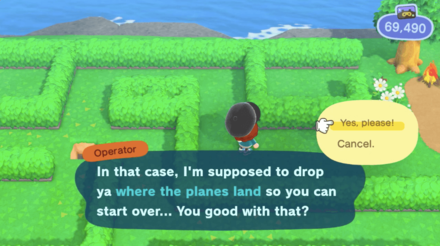 ACNH - May Day  Maze Guide Reset