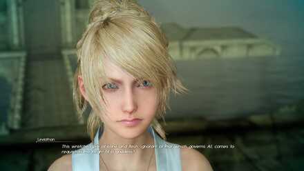 FINAL FANTASY XV_Luna summons