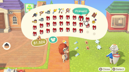 ACNH - A resident with a full inventory