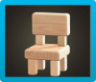 Wooden-Block Chair Icon