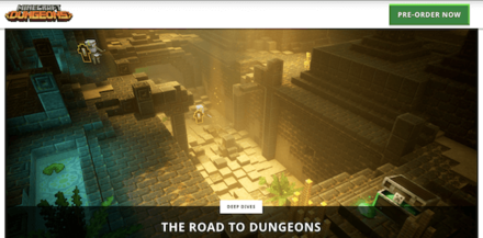 Preorder Minecraft Dungeons
