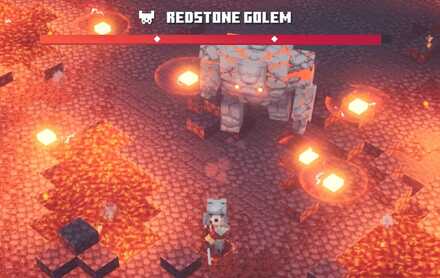 How To Beat Redstone Golem Boss Fight Guide Minecraft Dungeons Game8