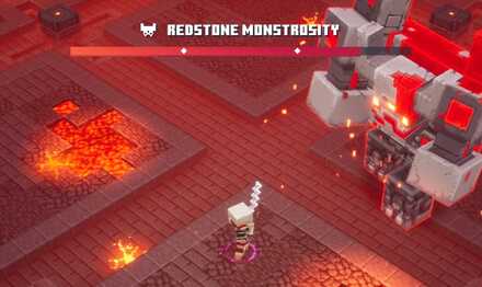 How To Beat Redstone Monstrosity Boss Fight Guide Minecraft Dungeons Game8