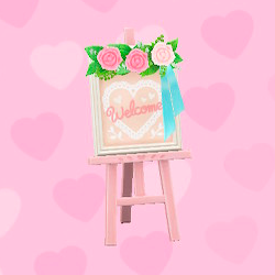 Wedding Welcome Board Price And Color Variations Acnh Animal Crossing New Horizons Switch Game8