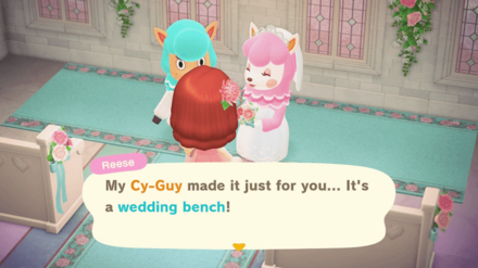 ACNH - Get Wedding Furniture for Helping Cyrus and Reese