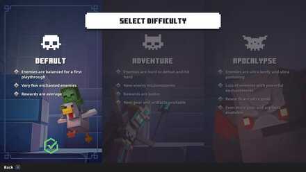 Difficulty Modes Minecraft Dungeons Game8