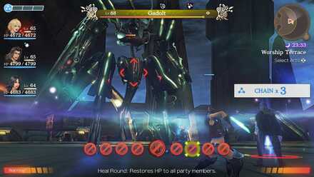 Linked Attack Full Heal Round Bullet