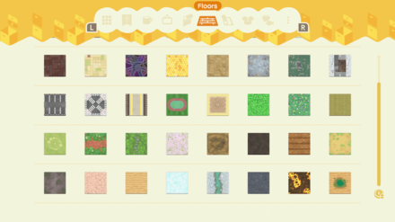 Animal Crossing New Horizons (ACNH) List of Floors
