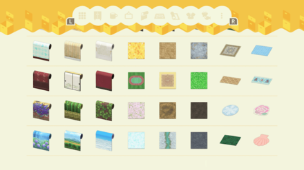 Animal Crossing New Horizons (ACNH) List of Wallpapers - Floors - Rugs