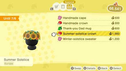 ACNH - Seasonal Items DLC