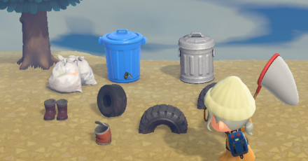 ACNH - Trash items header