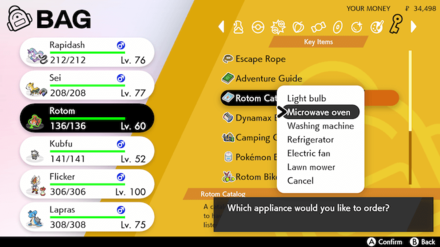 Pokémon Sword & Shield: How To Get The Rotom Catalogue & Change Forms