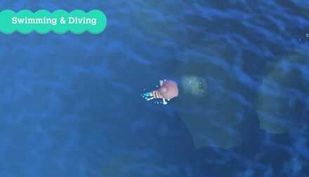 ACNH - A resident dives