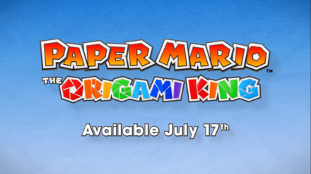 When does paper mario origami king hot sale come out