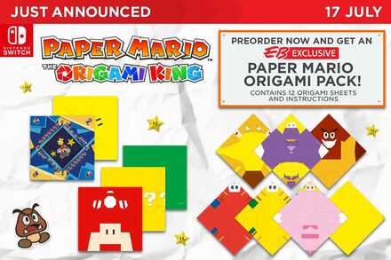 Paper mario origami pre order new arrivals