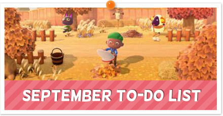 Animal crossing store september fish