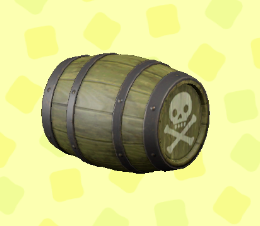 Sideways Pirate Barrel