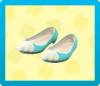 ACNH - Mermaid Shoes - Light Blue