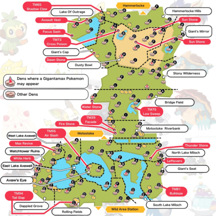 Pokemon Sword and Shield Wild Area guide and every Pokemon to