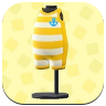 Yellow Horizontal-Striped Wet Suit.png