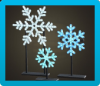 Illuminated Snowflakes Image