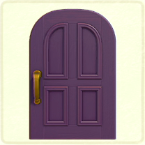 ACNH - Purple common door