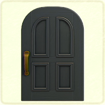 ACNH - Black common door