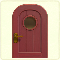 ACNH - Burgundy basic door