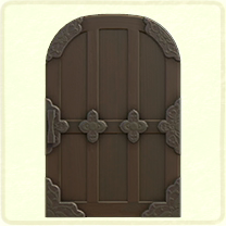 ACNH - Black zen door