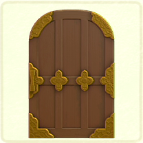 ACNH - Brown zen door