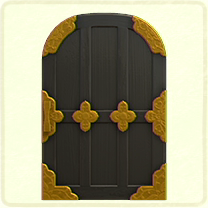 ACNH - Lacquered zen door