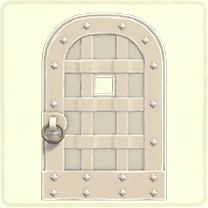 ACNH - White iron door