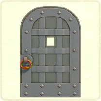 ACNH - Gray iron door