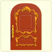 ACNH - Red fancy door
