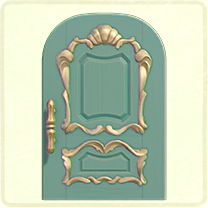 ACNH - Blue fancy door