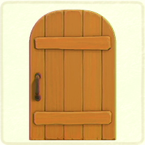 ACNH - Maple rustic door