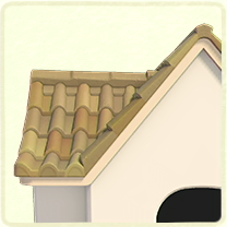 ACNH - Beige Shingles Roof