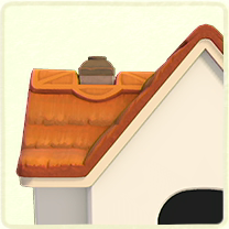ACNH - Brown Thatch Roof